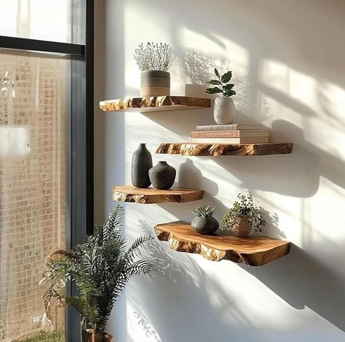 Live edge wood - edge, floating