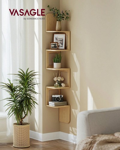 Tier floating corner shelf - corner,