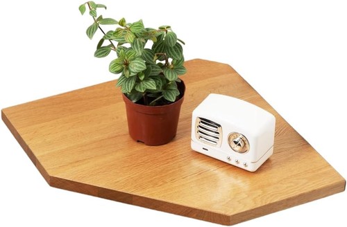 Corner wall shelf - shelf, floating