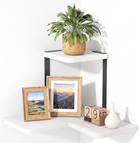 White tier corner - white, shelf