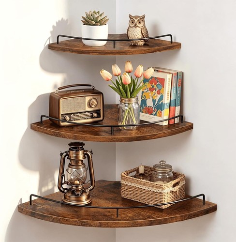 Corner shelf wall - corner, mounted