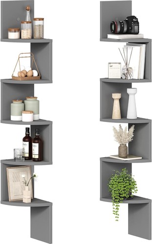 Floating corner shelves - 2-pc,