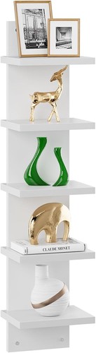Tier wall shelf unit - shelf, unit,white
