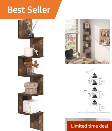 Durable tier corner floating - 5-tier,