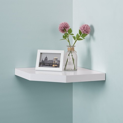 Corner floating wall - wall, shelf