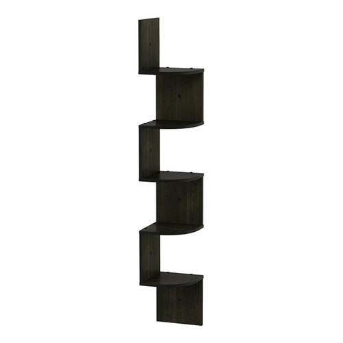 Furinno rossi wood tier wall - wood, 5-tier