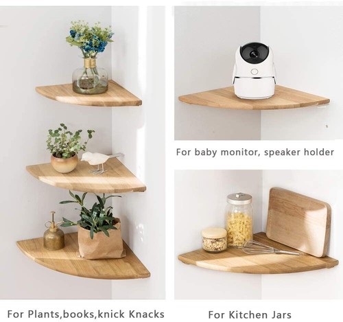 Floating corner shelf shelves - shelf,