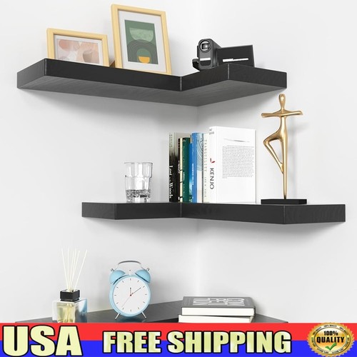 Corner floating shelves set - floating, of