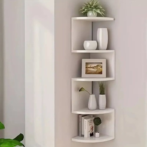 White tier floating corner - white,