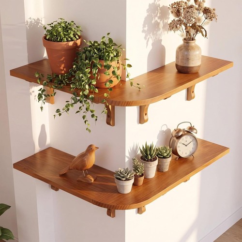 Set wood floating corner - set,