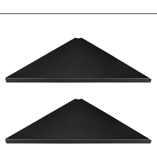 Corner mounting shelf set - mounting, 2