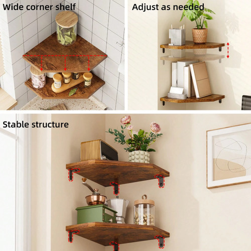 Pack floating corner - floating, shelves