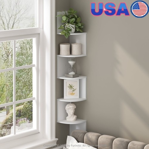 Tier floating corner shelf - floating,