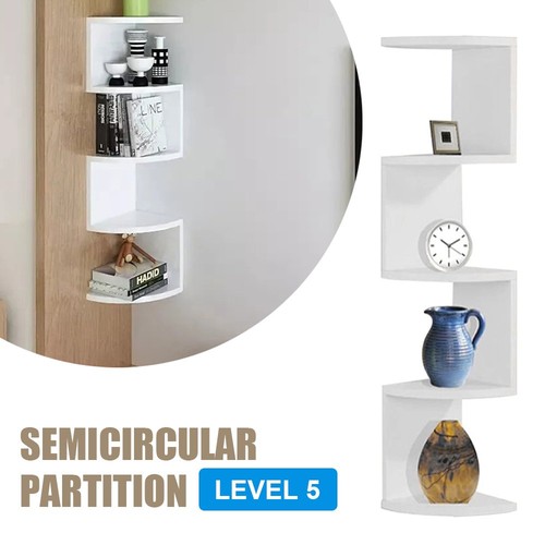 Set white floating wall - 5,