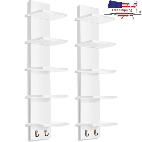 Floating corner wall shelf - floating,