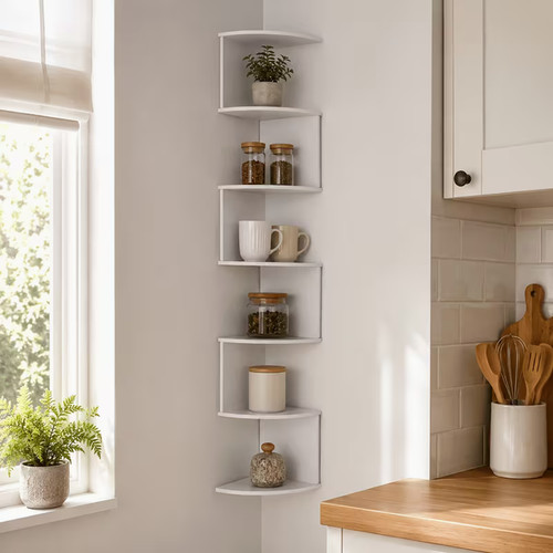 Tier corner shelf wall - corner,
