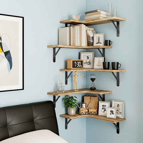 6pc corner floating - 5/6pc, shelves