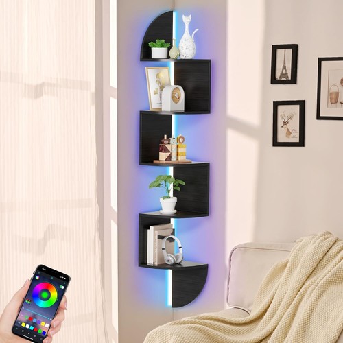 Corner bookcase shelves - corner,
