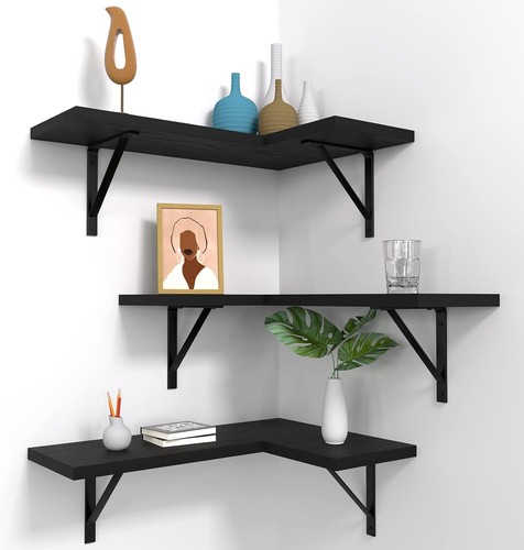 Corner floating shelves - corner,