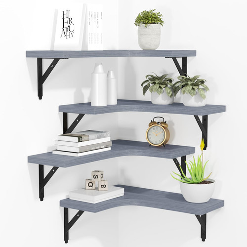 Corner floating shelves - floating, of