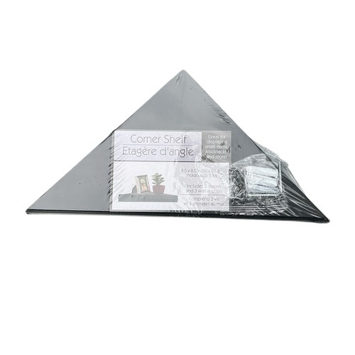 Corner mounting shelf - mounting,