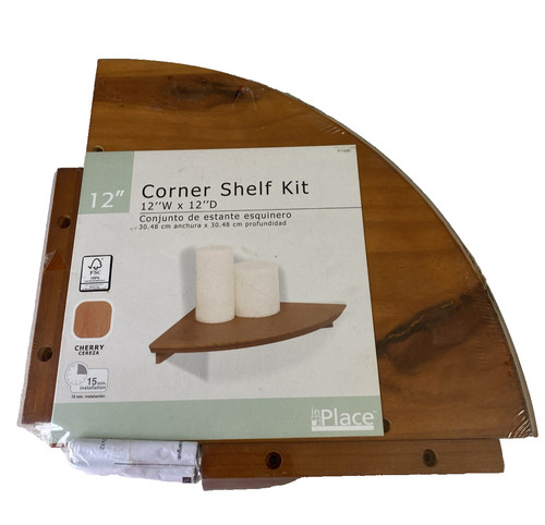 Floating corner shelf 12x12 - floating,
