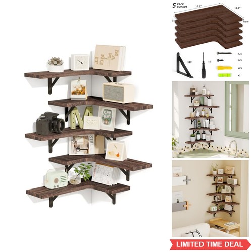 Corner floating shelves - corner,