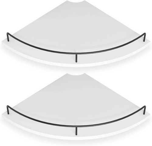 Pcs white corner - 2, floating