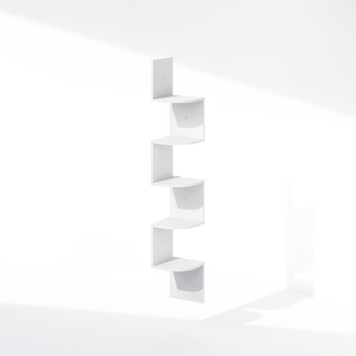 Furinno tier floating corner - 5-tier,