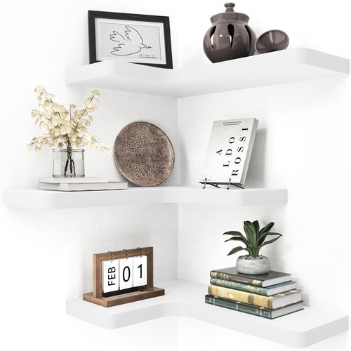 Corner floating shelves wall - shelves,,