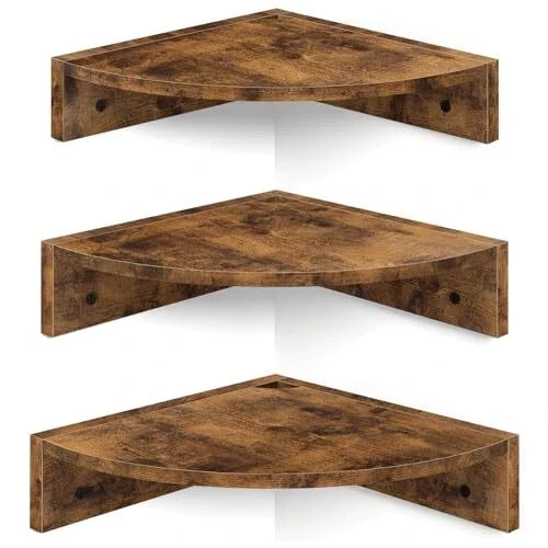 Corner shelf wall - , mount,