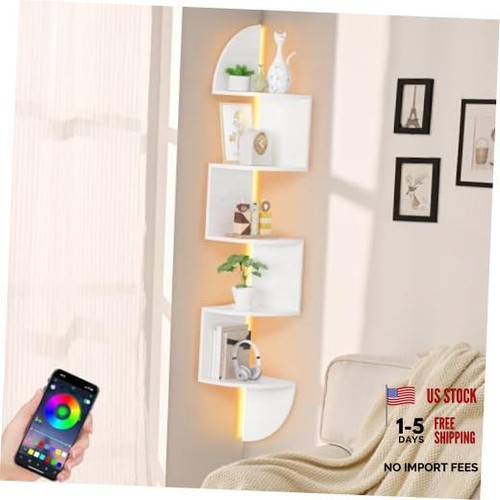 Corner shelf bookshelf with - corner,