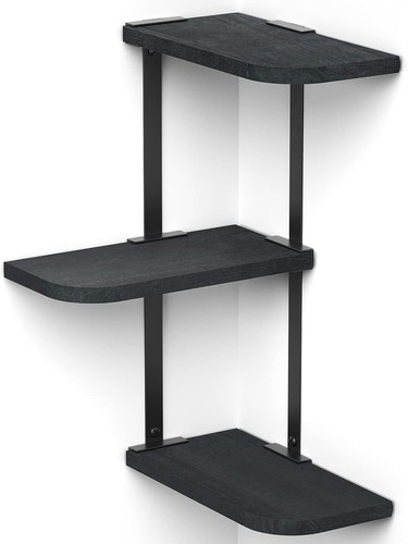Tier corner wall shelf - wall,