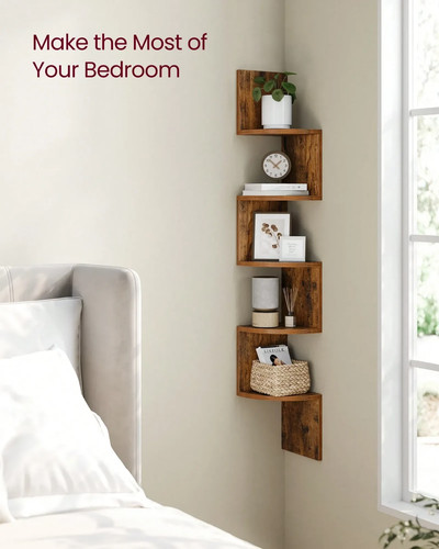 Corner shelf wall mount - wall,