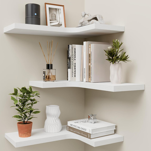 Corner floating shelves for - corner,