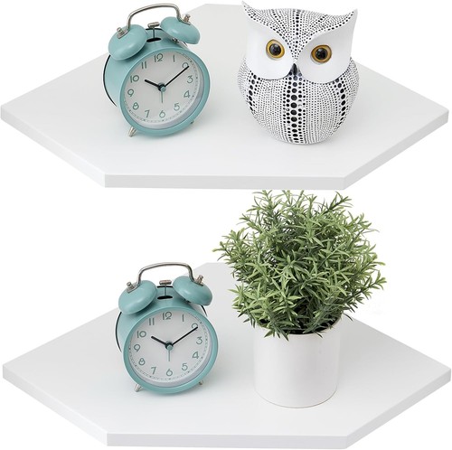 Corner floating shelves white - corner, shelves,