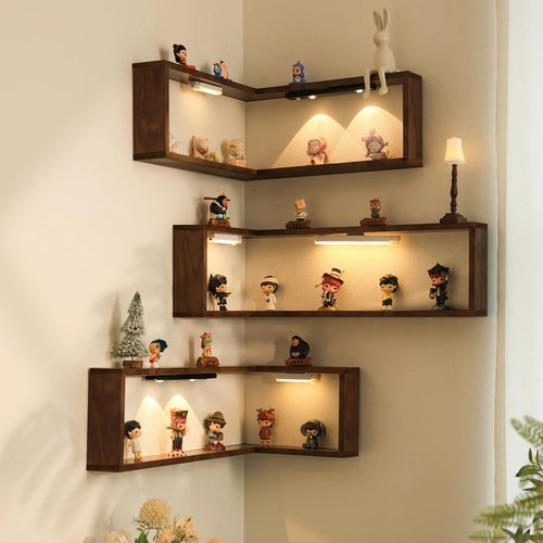 Corner wall shelf - 90°,